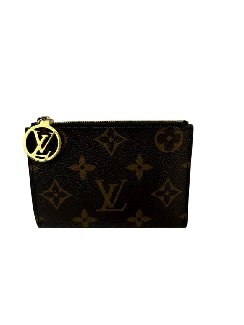 LOUIS VUITTON Lisa Monogram Purple Iris Lining Wallet (1 of 12)