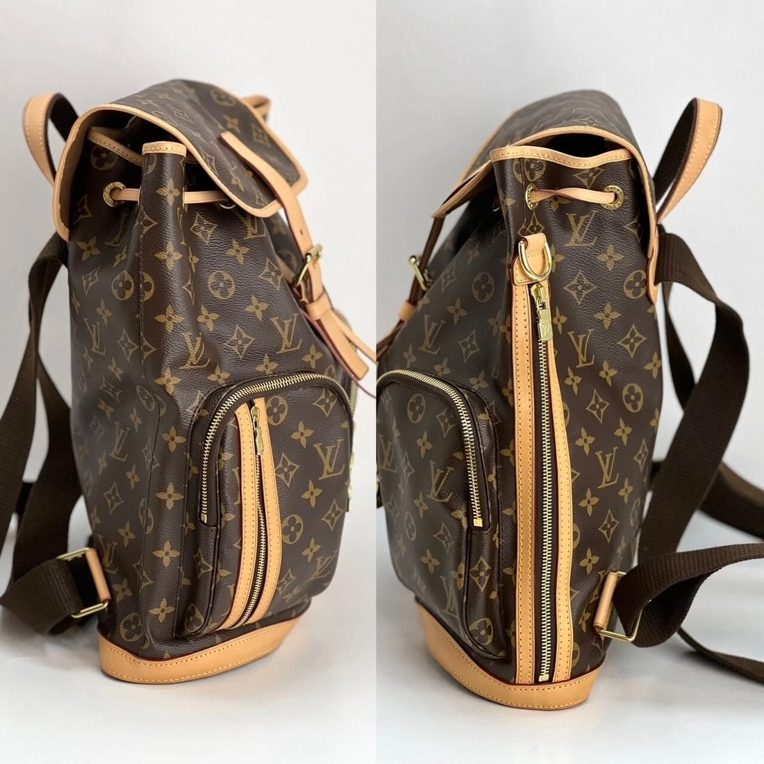 LOUIS VUITTON Bosphore Monogram Canvas Backpack - 4
