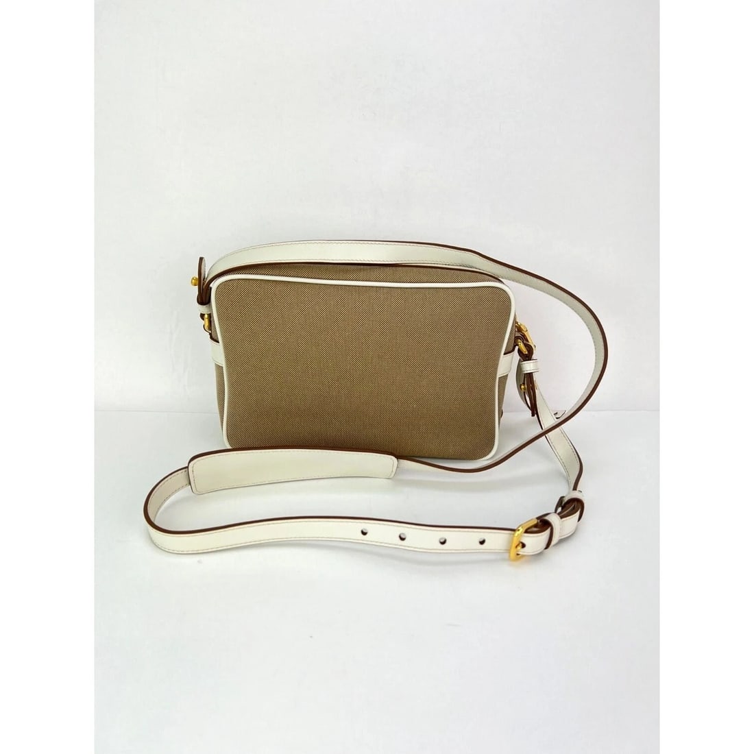 Prada Khaki Canvas Camera Crossbody Bag - 3