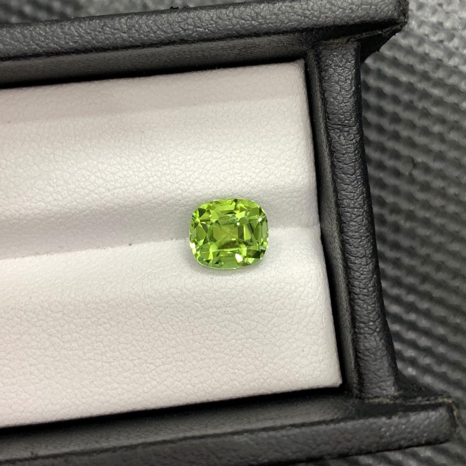 Lime Green Tourmaline Gemstone: 2.02 Carat Afghan Cushion Cut - 5