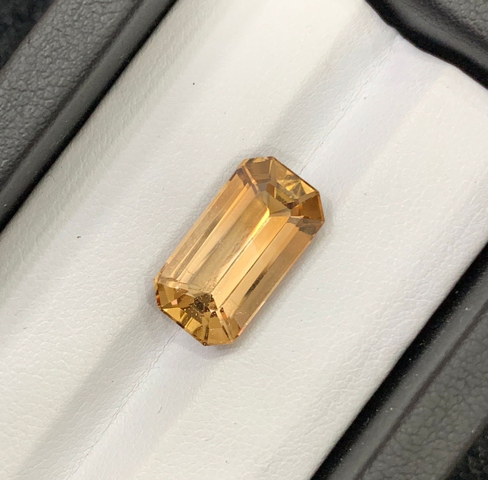 Golden Topaz Loose Gemstone: 10.64 Carat Emerald Cut - 3