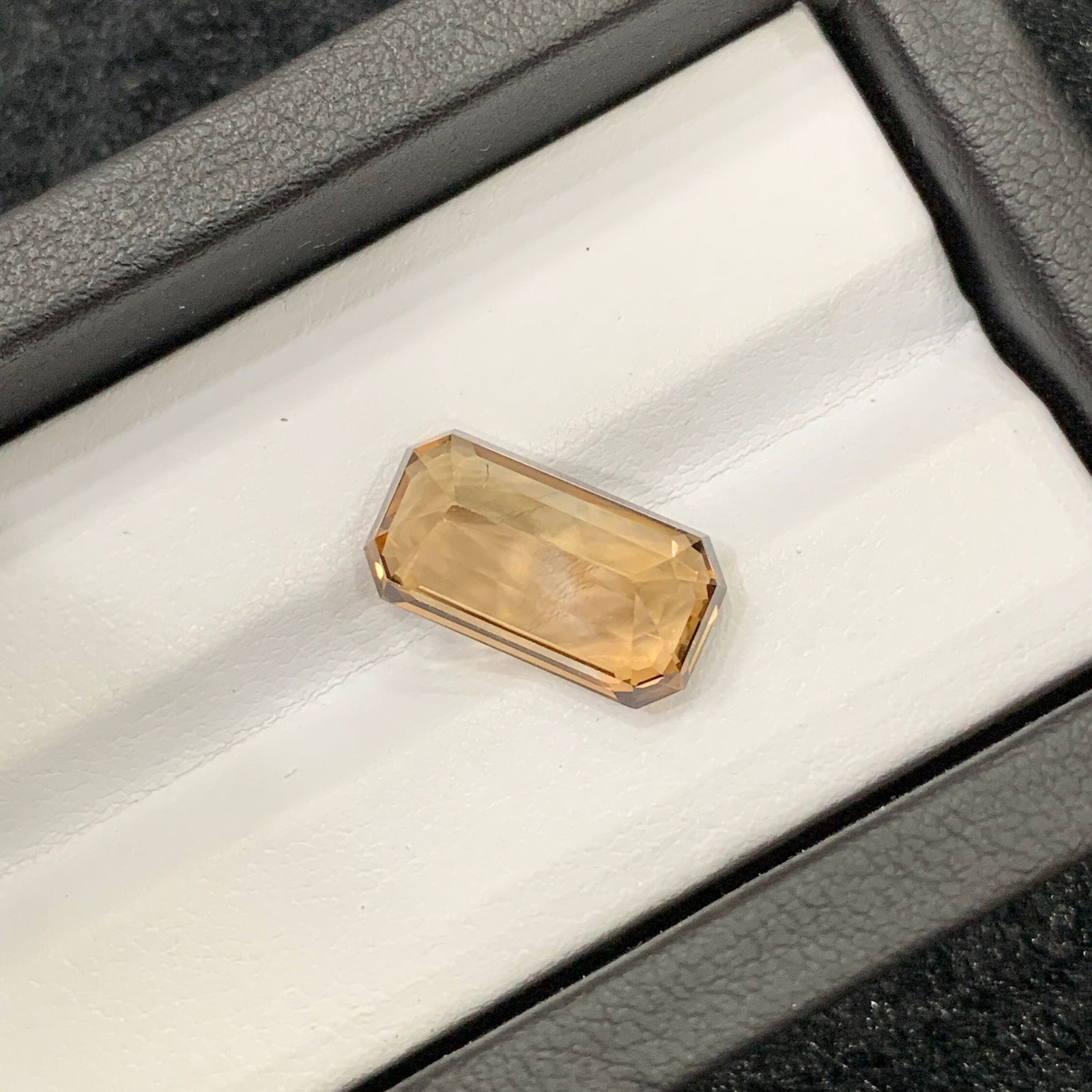 Golden Topaz Loose Gemstone: 10.64 Carat Emerald Cut - 6