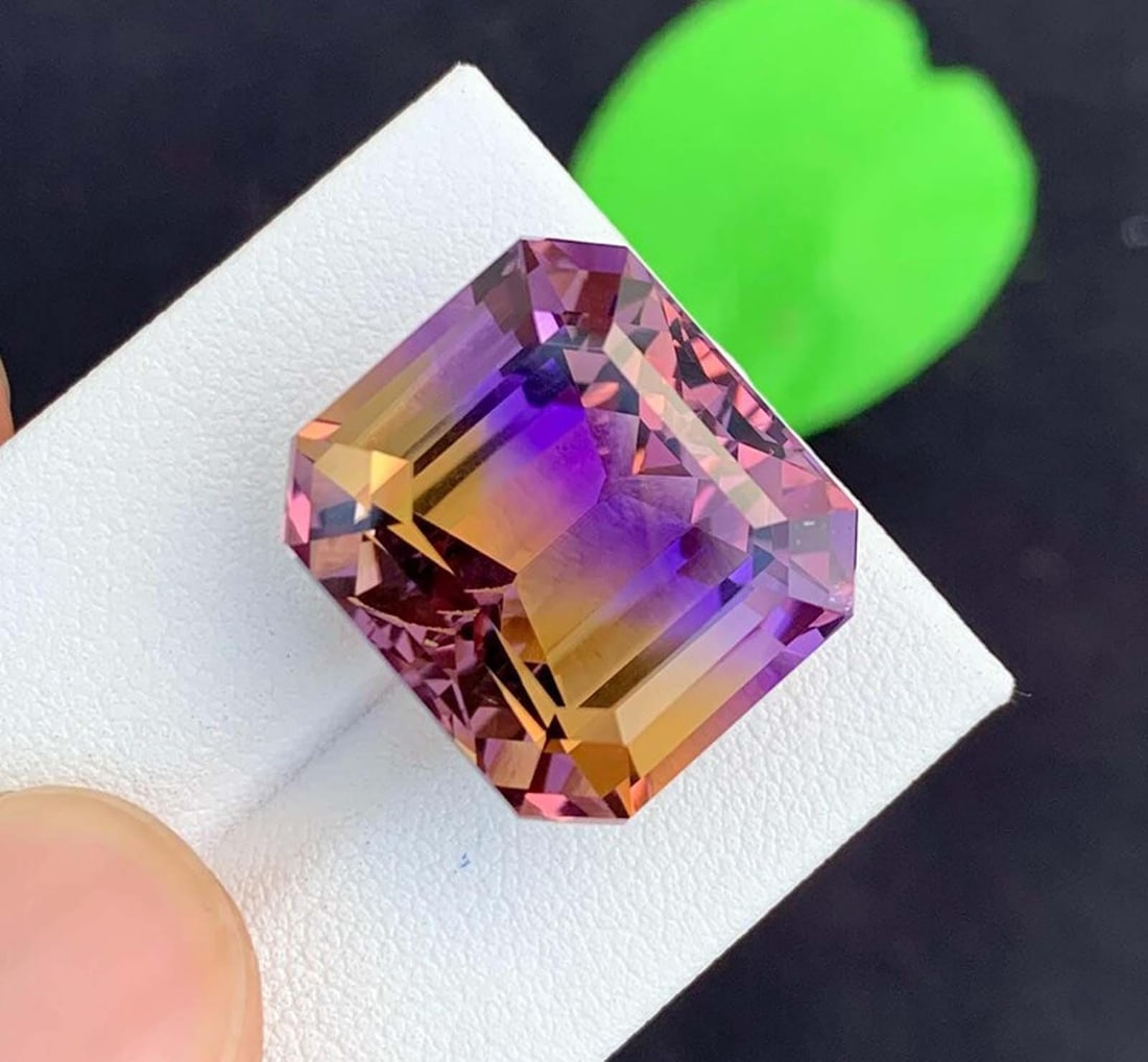 Emerald Cut Ametrine Gemstone: Royal Purple & Golden, February Birthstone: Title: Emerald Cut Ametrine Gemstone: Royal Purple & Golden, February Birthstone Description: Gemstone: Ametrine Natural Ametrine Gemstone, For Jewelry Making , Emerald Cut Rich Color Ametrine Gemston