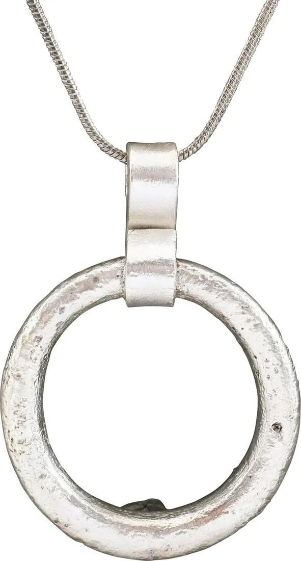 CELTIC PROSPERITY RING NECKLACE C.400-100 BC. - 2