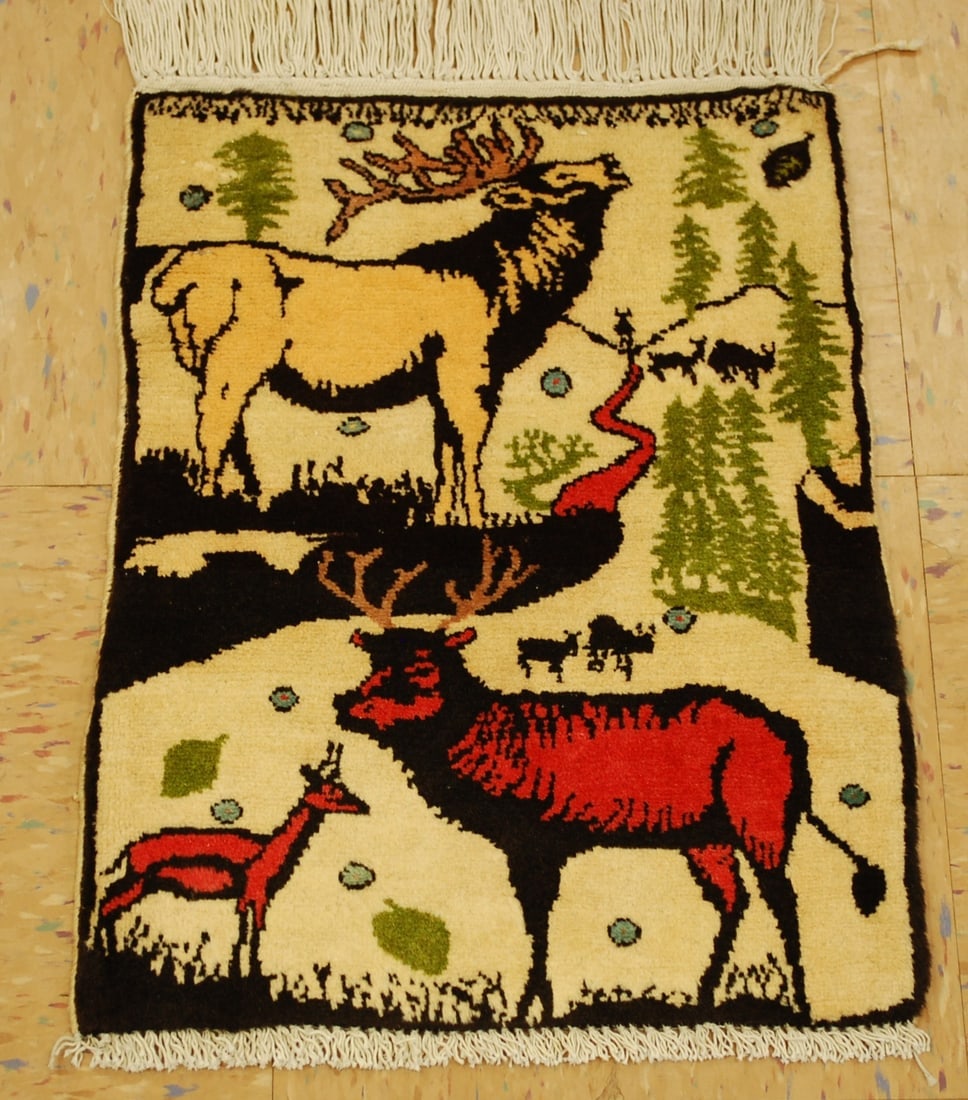 Persian BIJAR RUG 1.3x1.7 (1 of 6)