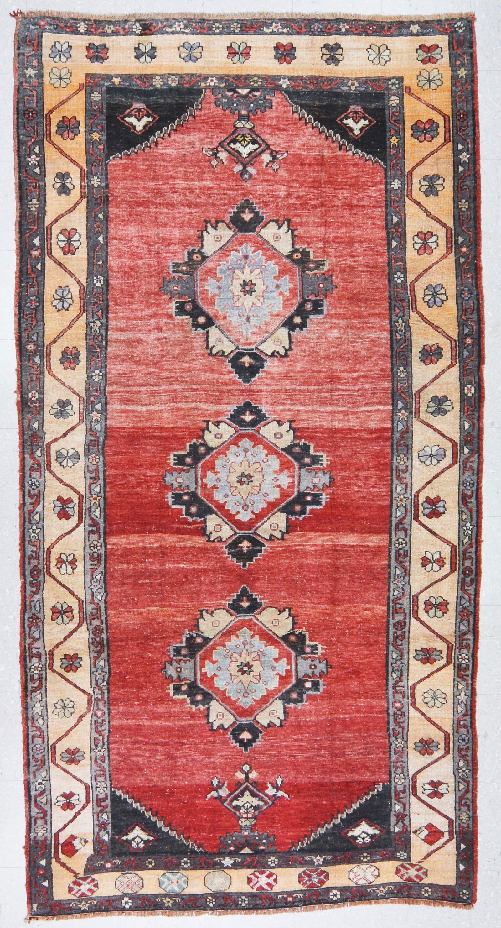 HAND KNOTTED WOOL ANATOLIAN RUG (1 of 5)