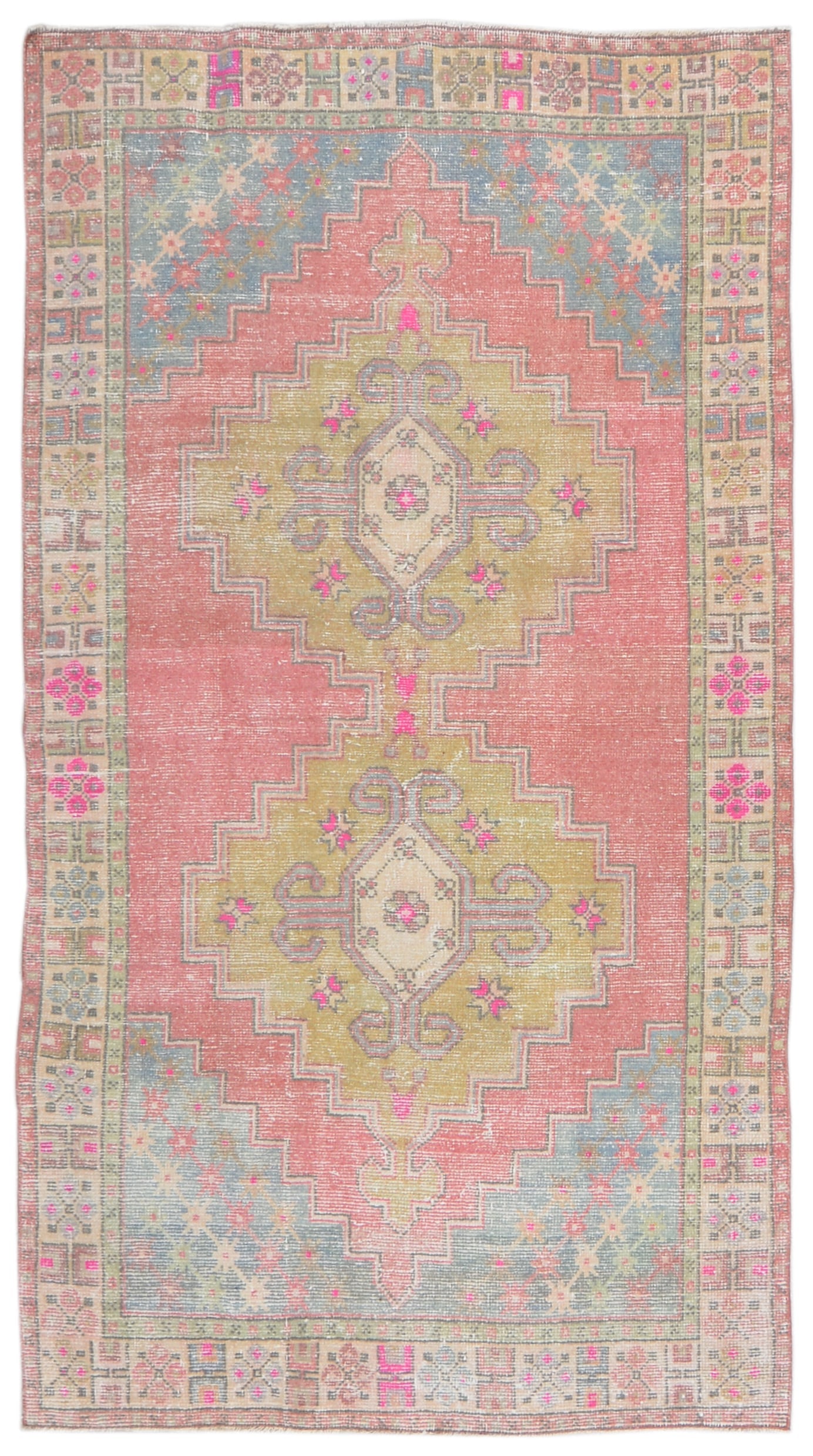 HAND KNOTTED WOOL ANATOLIAN RUG (1 of 3)