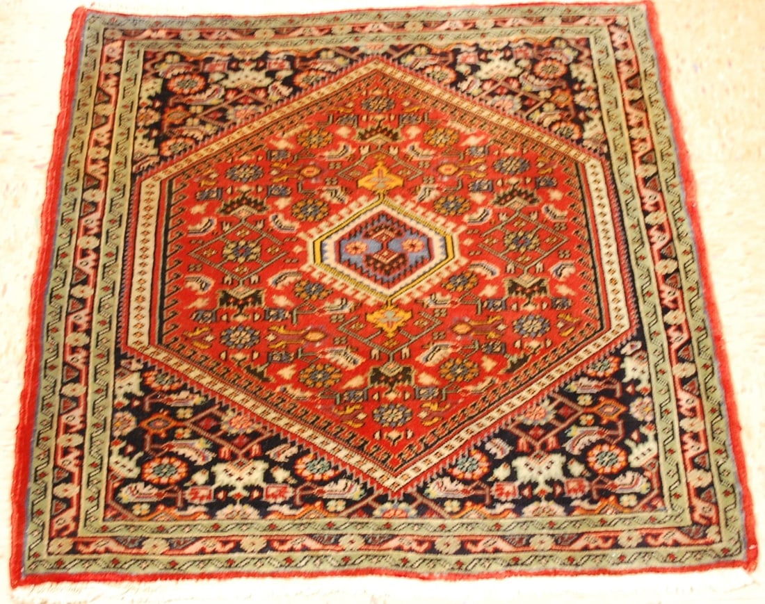 Persian BIJAR RUG 2'10" x 2'10" (1 of 10)