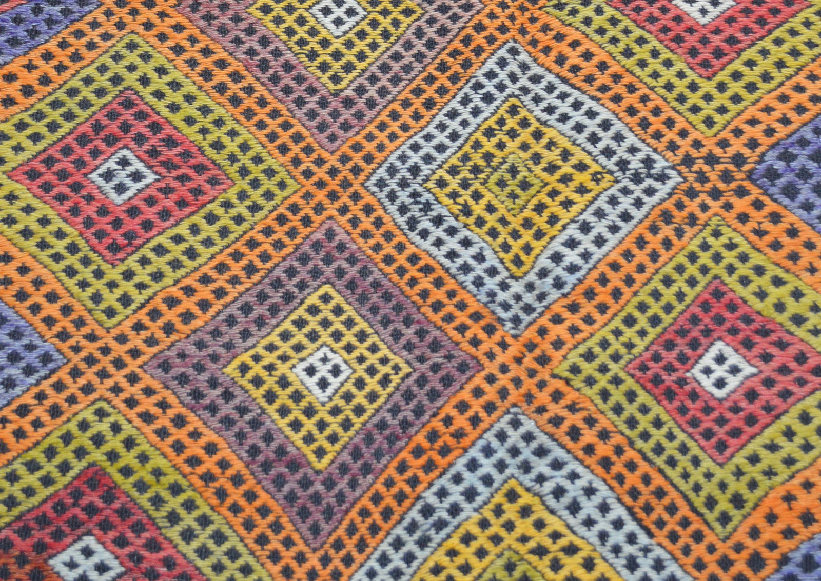 FLATWEAVE WOOL KILIMS RUG - 3