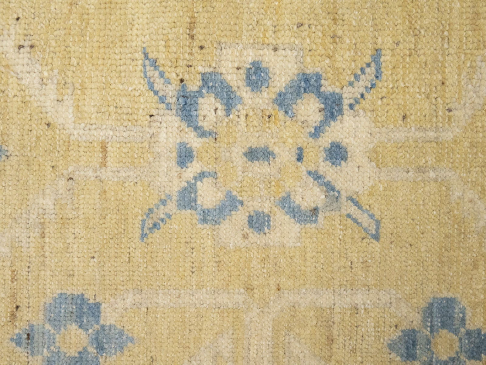 Beige Floral Khotan 3X12 Oushak Oriental Runner Rug - 11