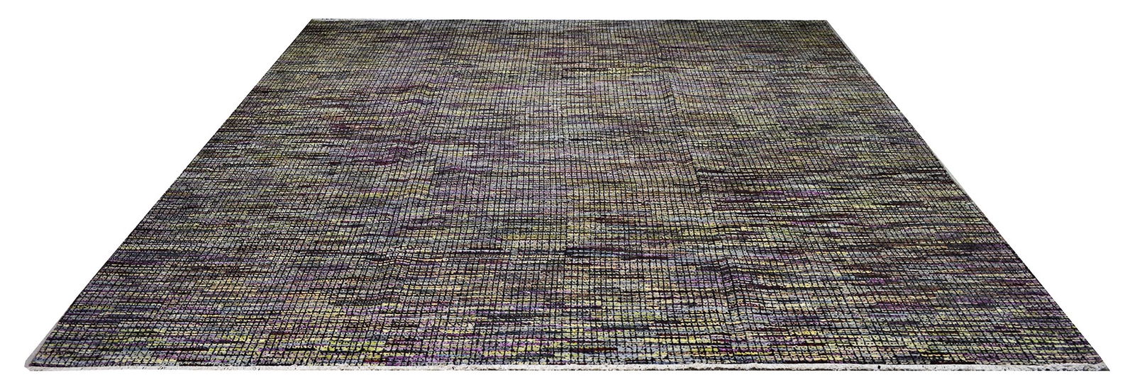 HAND KNOTTED WOOL MOROCCAN RUG - 2