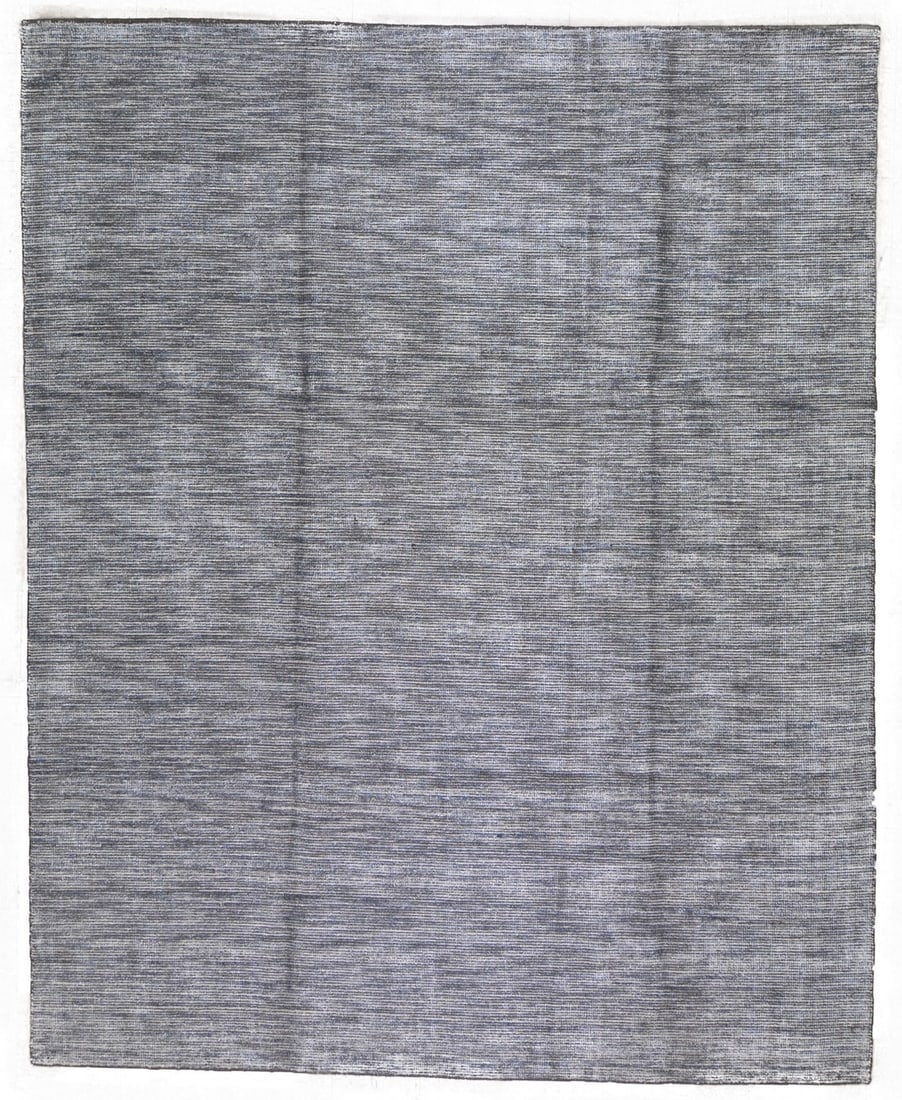 HAND KNOTTED WOOL/BAMBOO MODERN RUG (1 of 4)