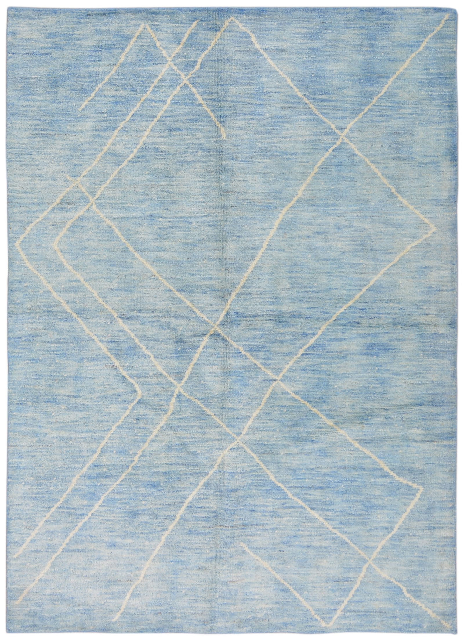 HAND KNOTTED WOOL MOROCCAN RUG (1 of 6)