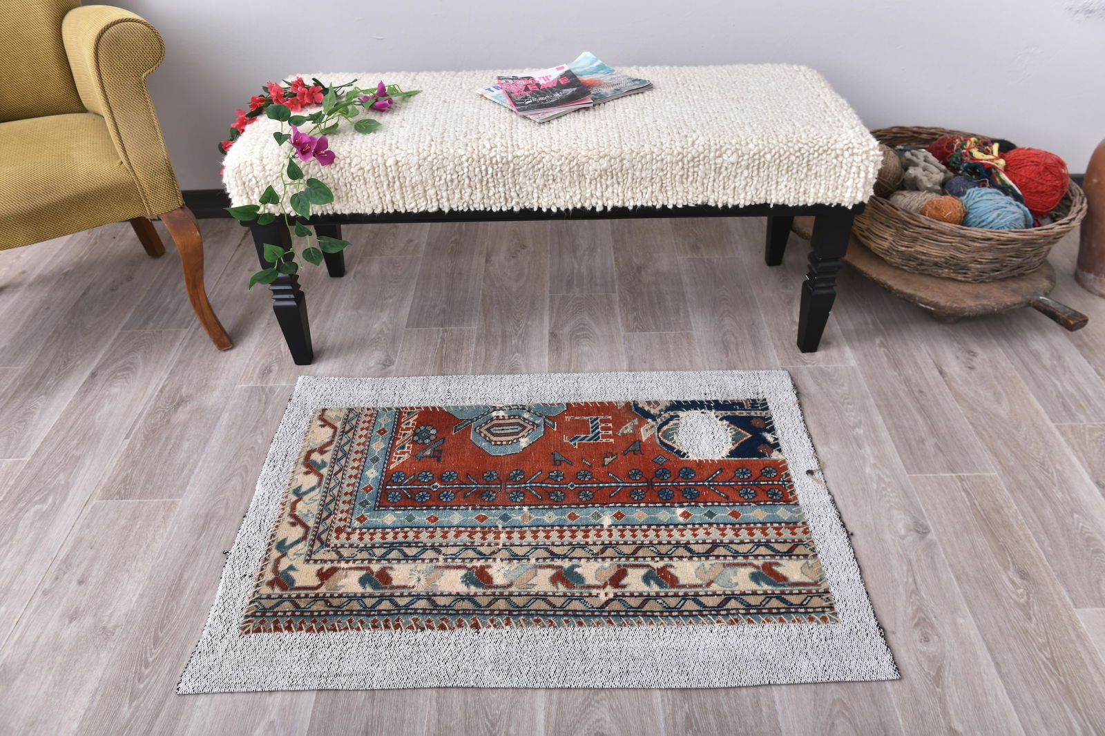 2'5'' x 3'5'' Turkish Flatweave Kilim Rug - 241713 (1 of 13)