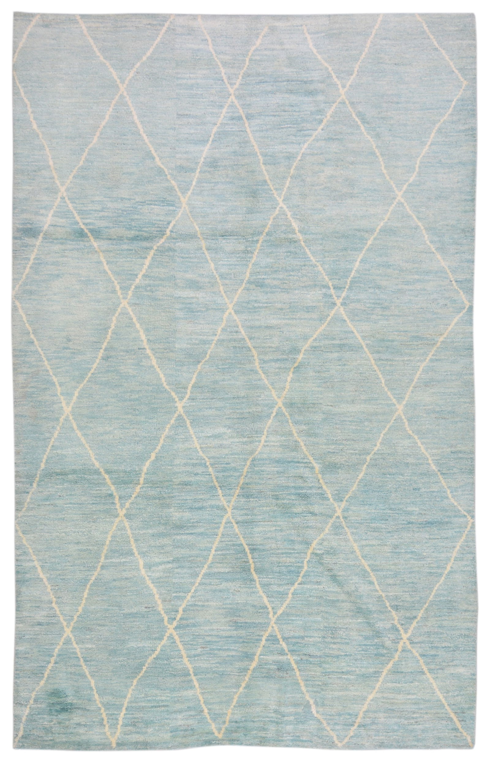 HAND KNOTTED WOOL MOROCCAN RUG (1 of 6)