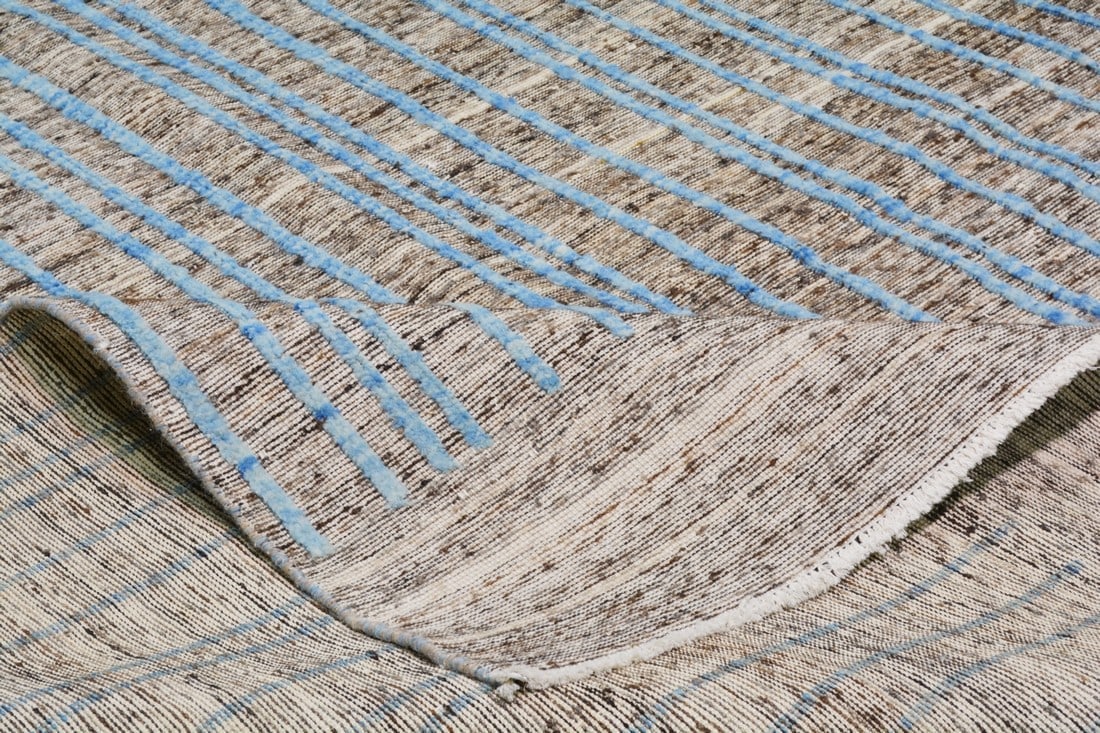 HAND KNOTTED WOOL ALEPH RUG - 6