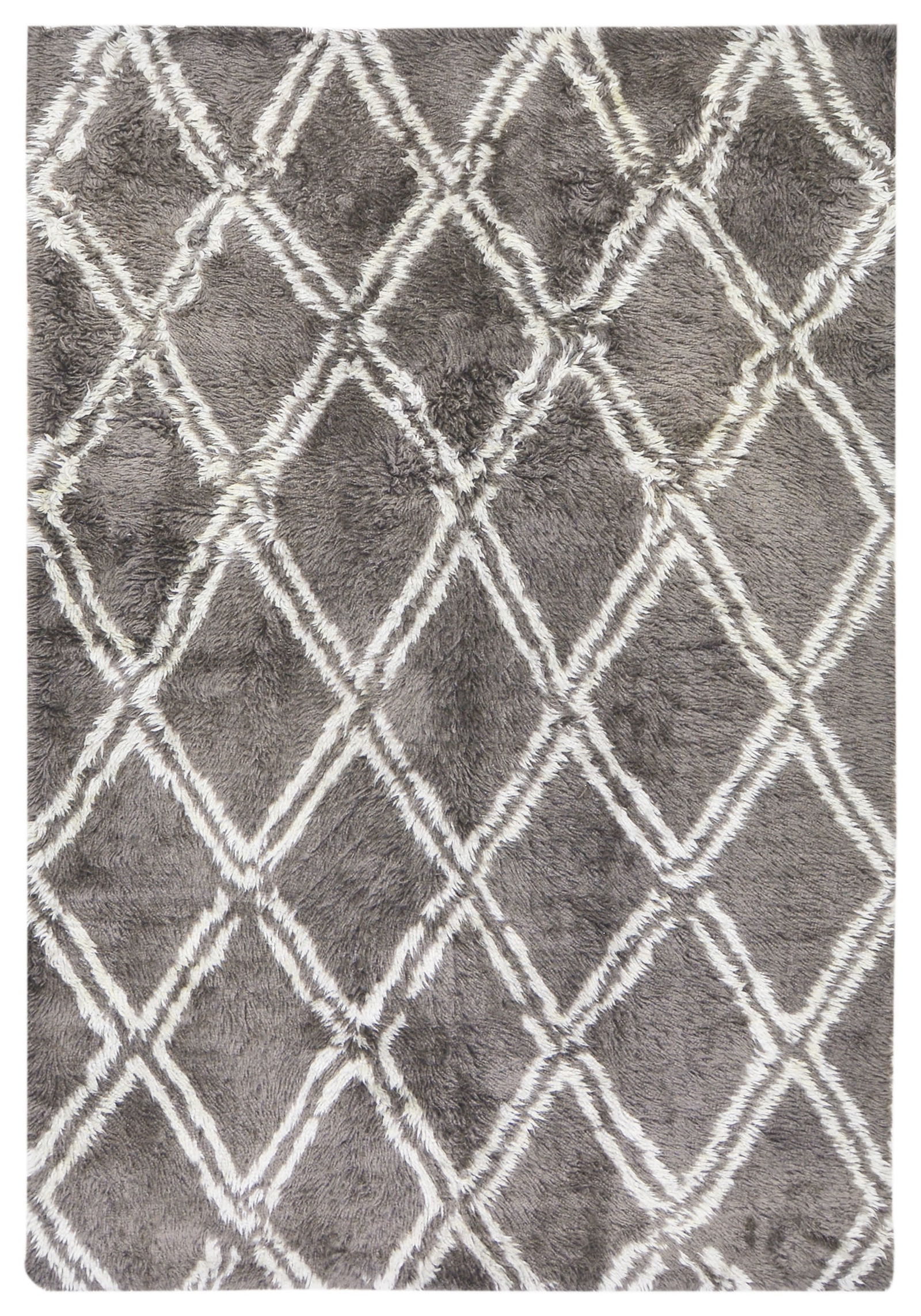 HAND KNOTTED WOOL MOROCCAN RUG: Title: HAND KNOTTED WOOL MOROCCAN RUG Dimensions: 6'2X9 Age: NEW Origin: INDIAN Reserve: $1,625.00 Shipping: Domestic: Shipping rates are determined by destination International: Foreign shi