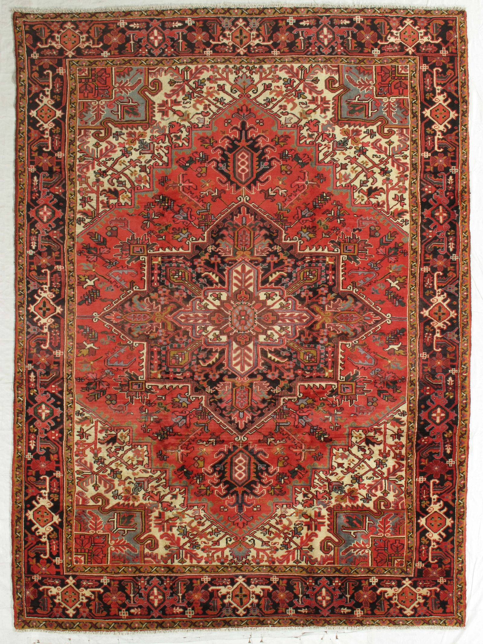 Heriz 176 8.4x11.5: Title:Heriz 176 8.4x11.5 Origin:Iran Year:1980 Material:wool Size:8.4x11.5 Reserve: $2,300.00 Shipping: Domestic: Flat-rate of $180.00 to anywhere within the contiguous U.S. International: F