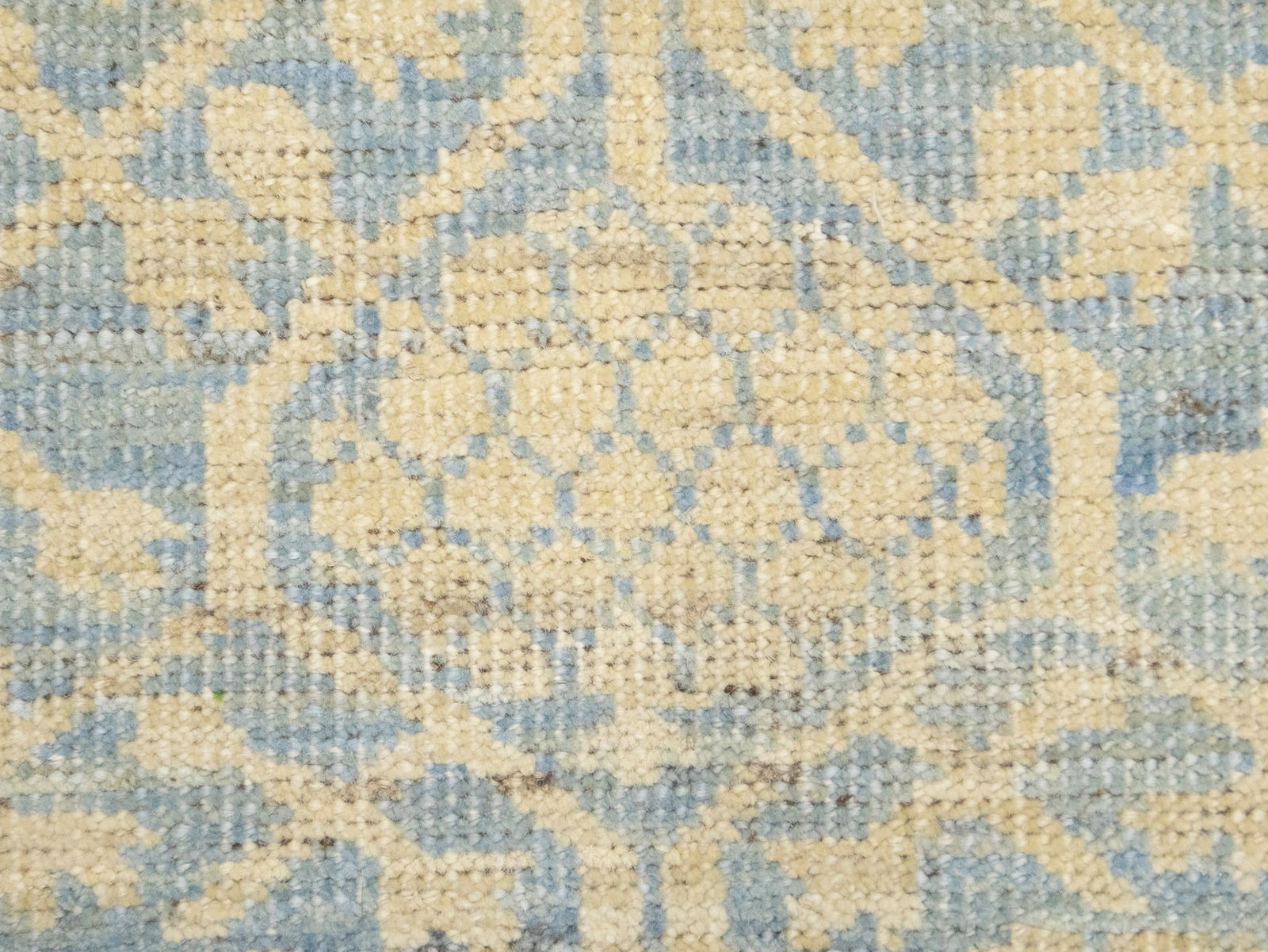 Beige Floral Khotan 4X6 Oushak Oriental Rug - 11