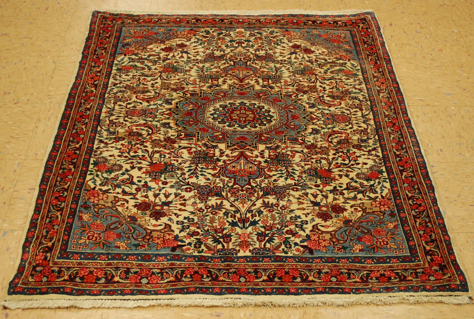 PERSIAN-BIJAR RUG 3'9" x 4'10" (1 of 11)