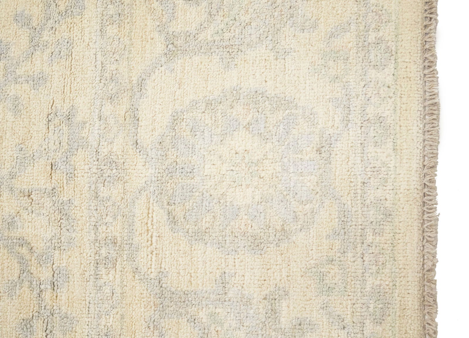 Beige Floral Chobi Peshawar 4X6 Pakistan Oriental Rug - 9