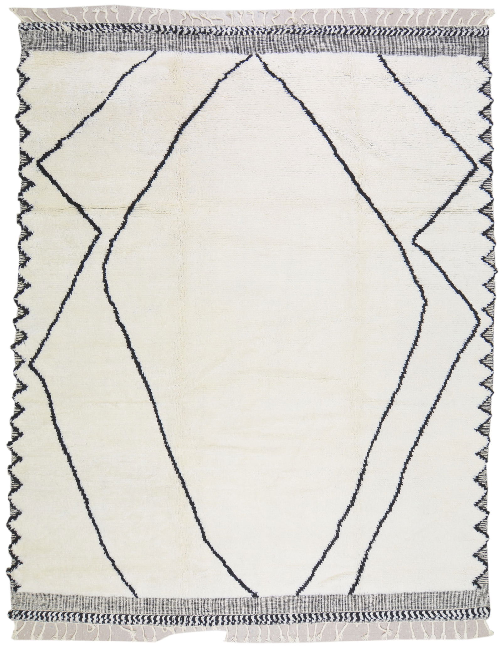 HAND KNOTTED WOOL ALEPH RUG (1 of 6)