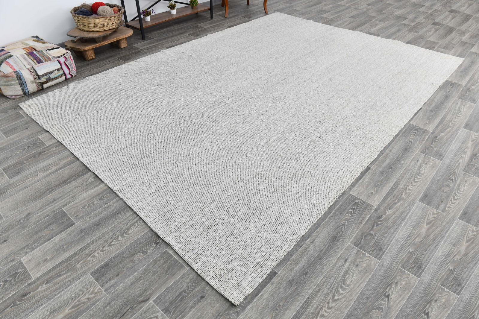 8'6'' x 11'9'' Turkish Flatweave Kilim Rug - 60916 - 4