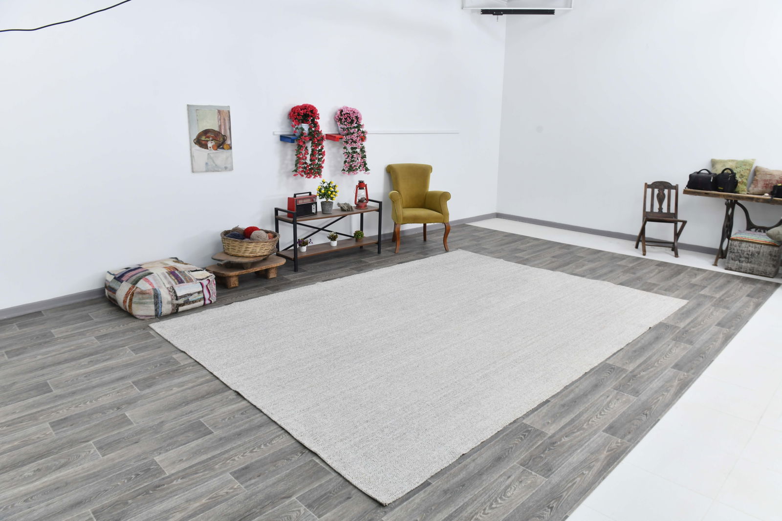 8'6'' x 11'9'' Turkish Flatweave Kilim Rug - 60916 - 7