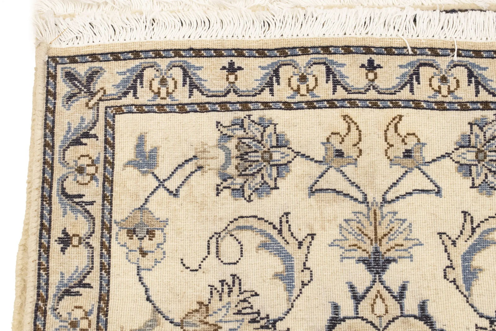 Cream Floral 2'3X4'6 Classic Persian Oriental Rug - 14