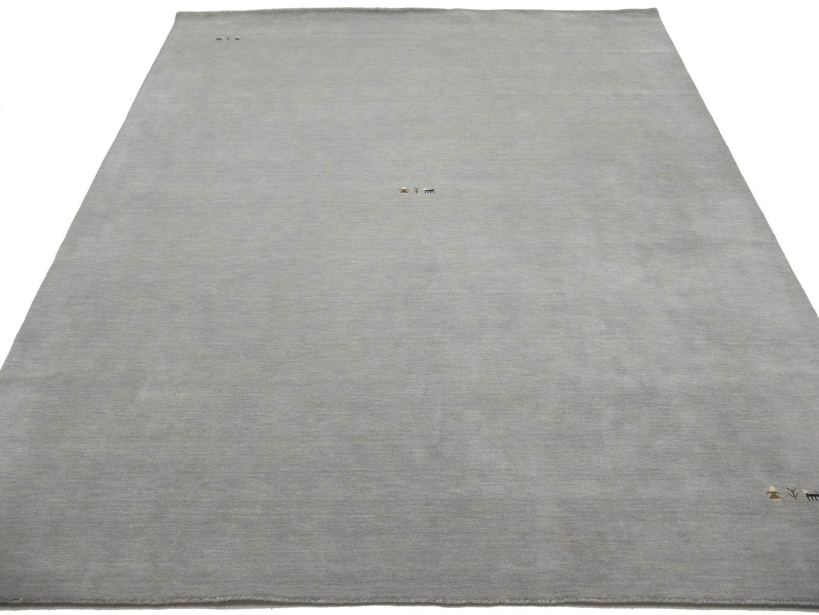 Gray Tribal 8X10 Gabbeh Modern Rug - 3