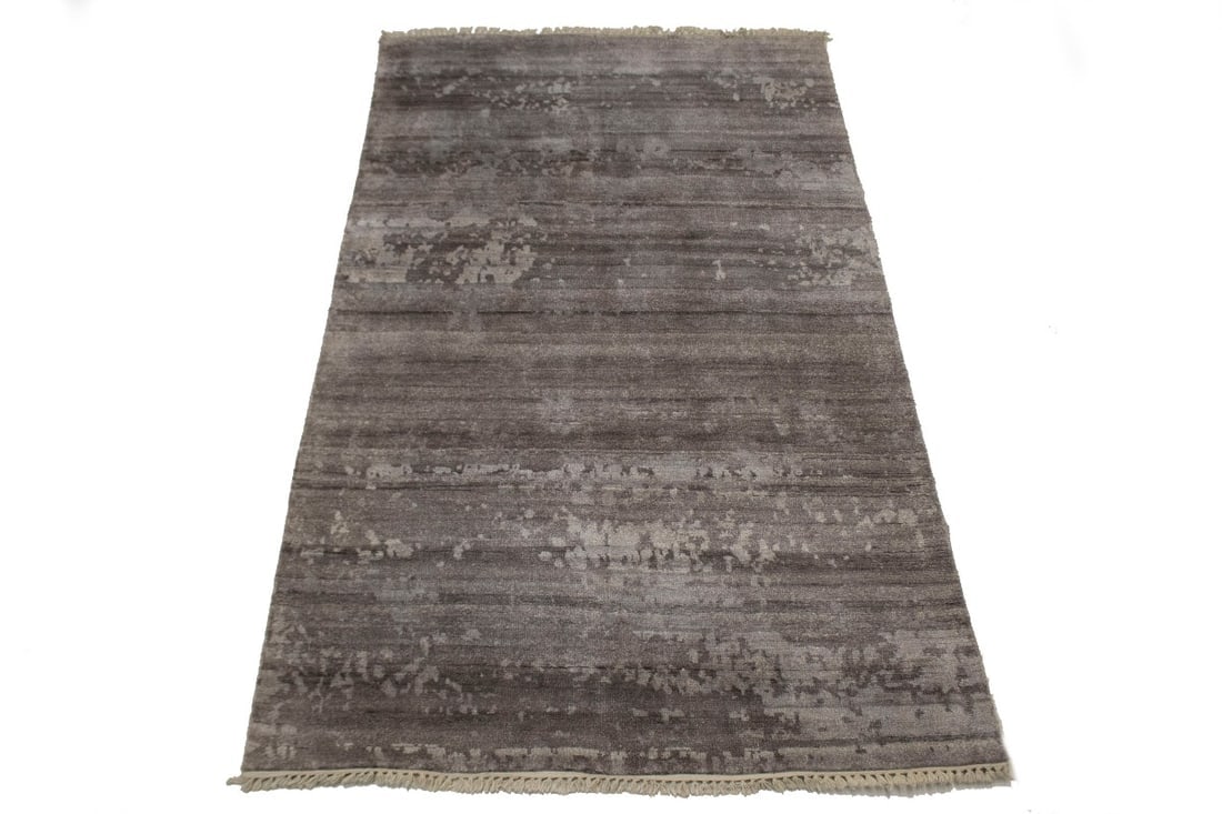 Warm Stone Abstract 5X8 Modern Oriental Rug - 3