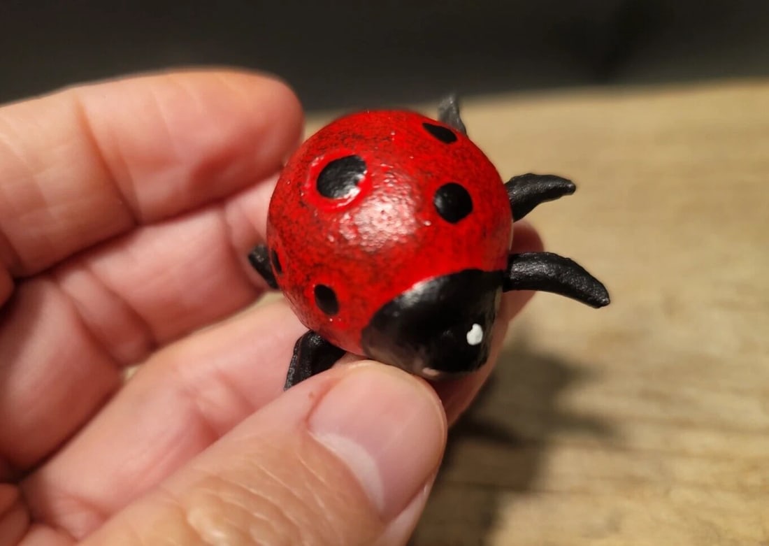 Cast Iron Lady Bug Good Luck - 11