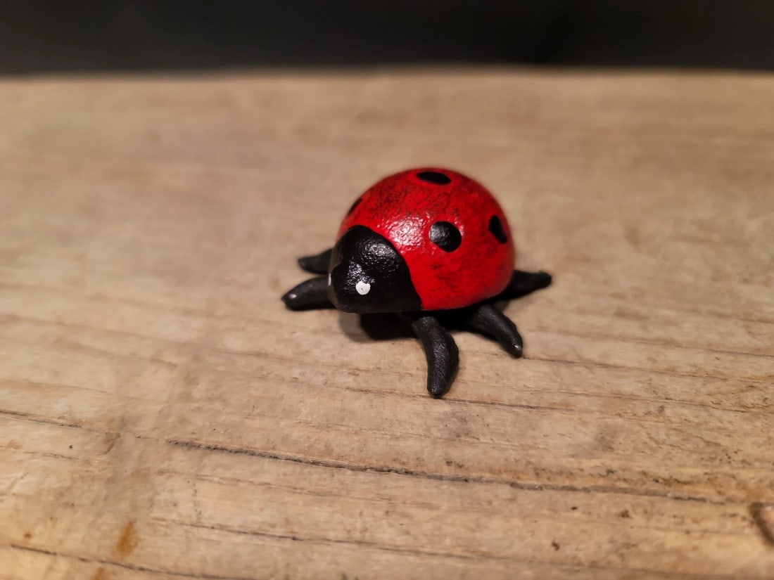 Cast Iron Lady Bug Good Luck - 17