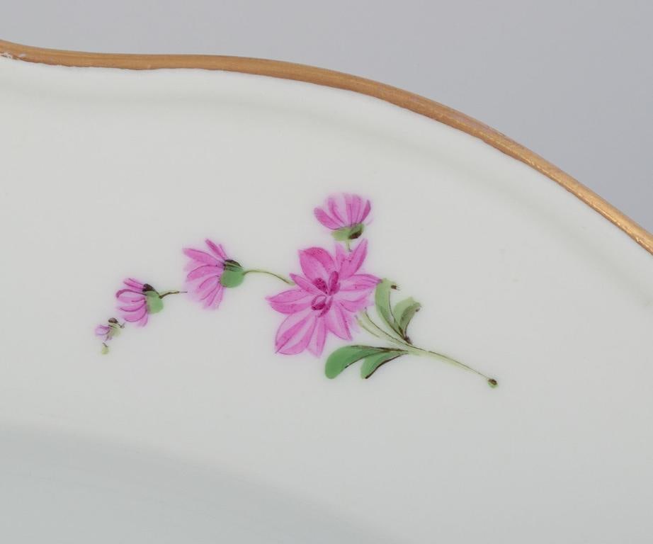 Meissen, Germany, large round serving platter. Approx. 1920s - 4