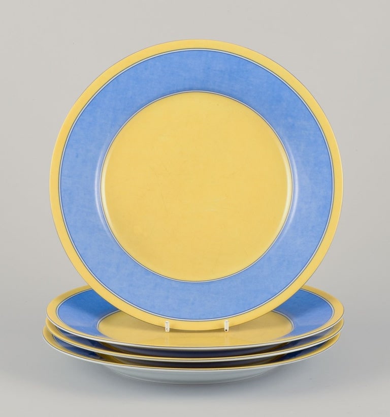 Laure Japy, Paris / Limoges, France. Four porcelain plates. 1970s/80s. (1 of 5)
