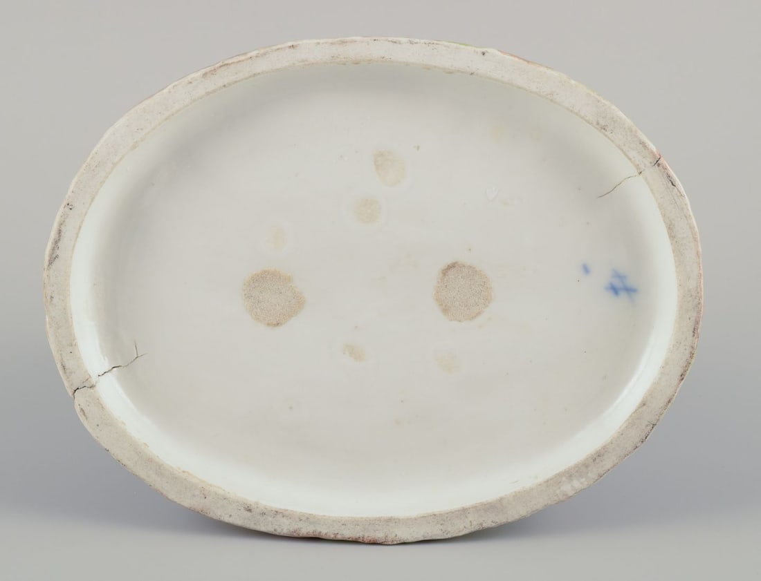 Meissen. Large and impressive porcelain group of noble figures. Gallant scene - 8