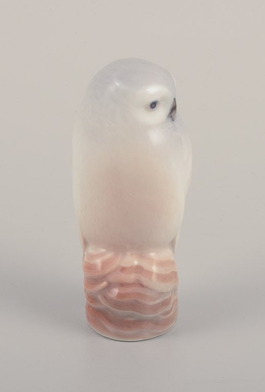 Royal Copenhagen, porcelain figurine of an owl. - 2