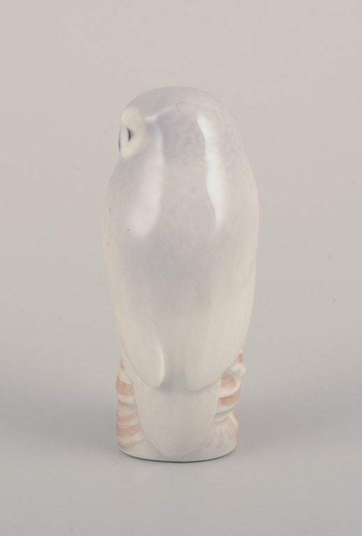 Royal Copenhagen, porcelain figurine of an owl. - 3