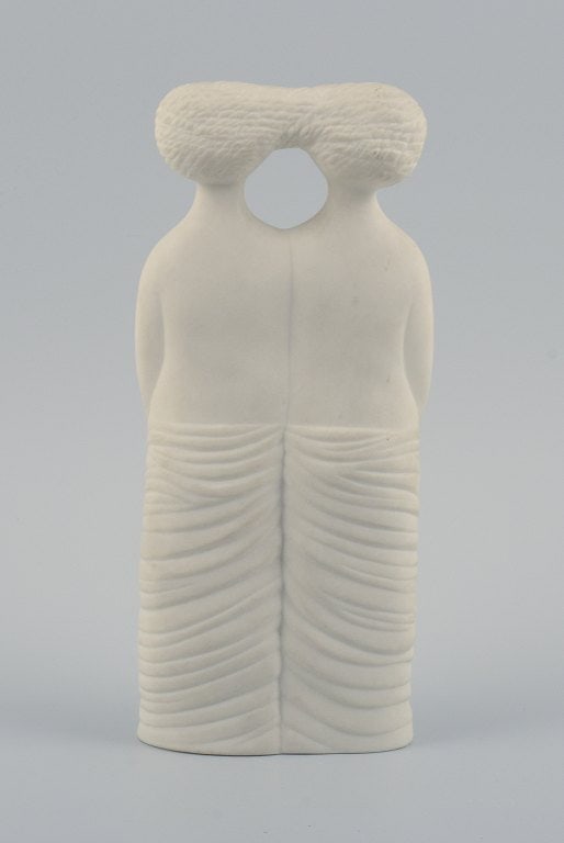 Stig Lindberg for Gustavsberg, Parian 2 - The Twins, figure in biscuit porcelain. - 4