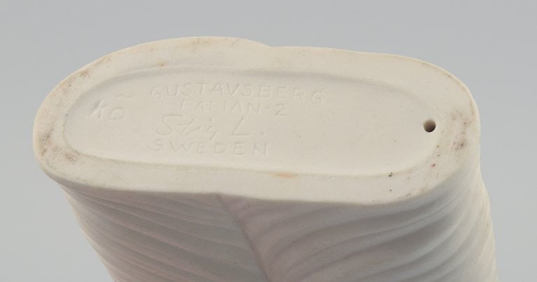 Stig Lindberg for Gustavsberg, Parian 2 - The Twins, figure in biscuit porcelain. - 8