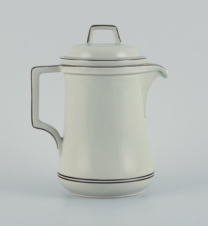Jens Harald Quistgaard for Bing & Grøndahl, "Colombia" coffee pot in stoneware.: Title: Jens Harald Quistgaard for Bing & Grøndahl, "Colombia" coffee pot in stoneware. Description: Jens Harald Quistgaard for Bing & Grøndahl, "Colombia" coffee pot in stoneware. Model
