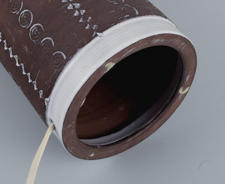 Upsala Ekeby, ceramic table lamp. - 7