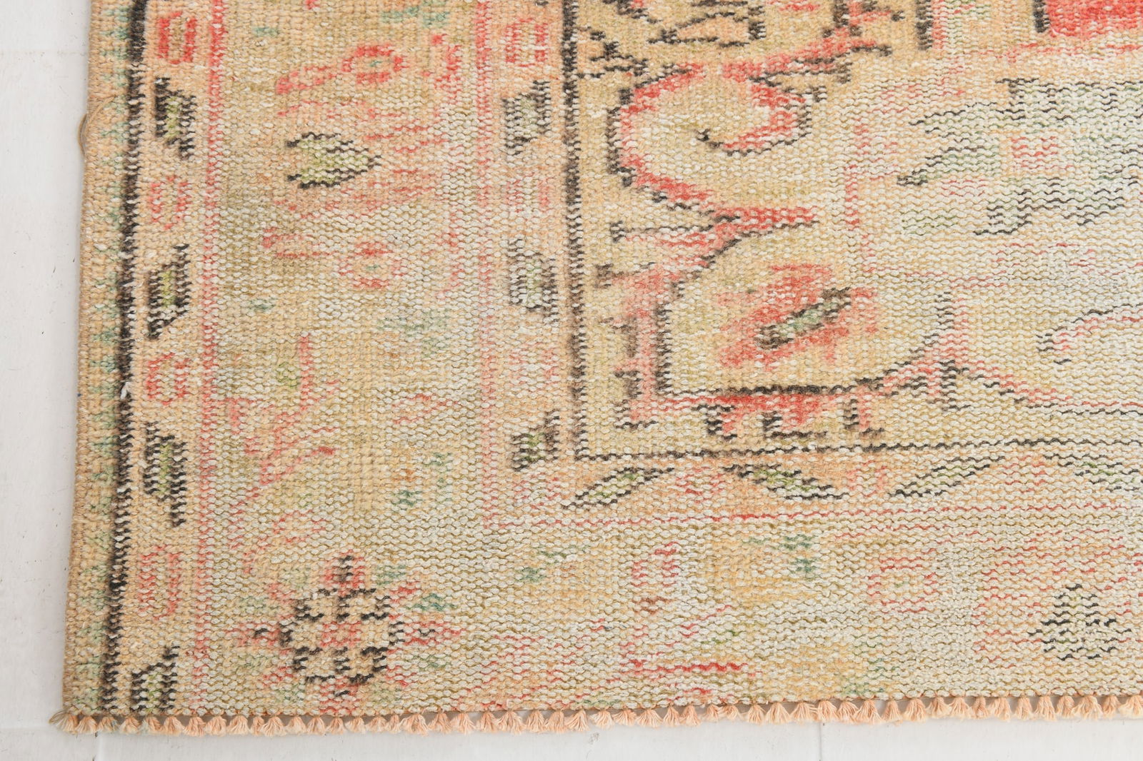 6'5'' x 8'11'' Handmade Vintage Wool Rug - 20546 - 14