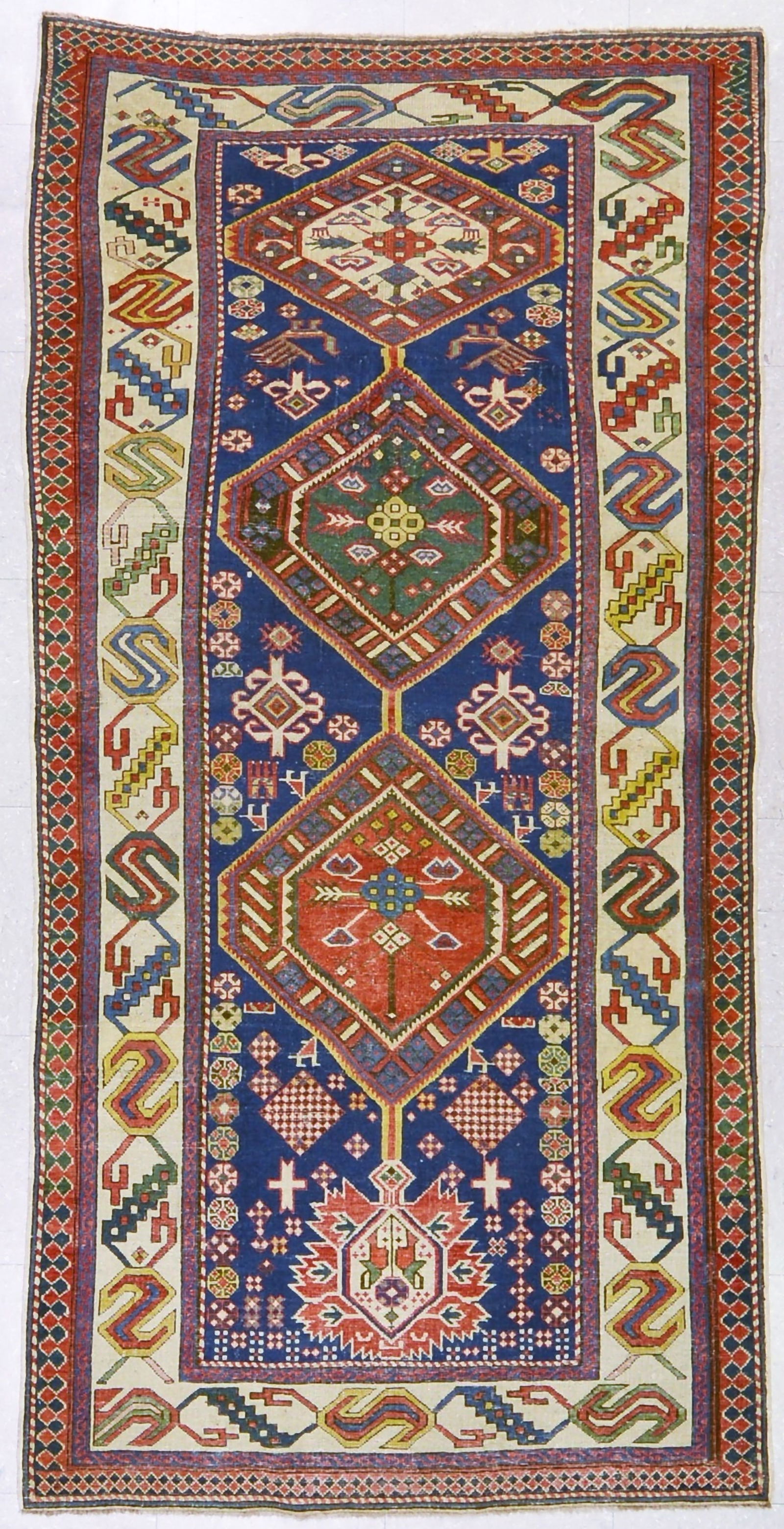 HAND KNOTTED WOOL ANTIQUES RUG (1 of 1)