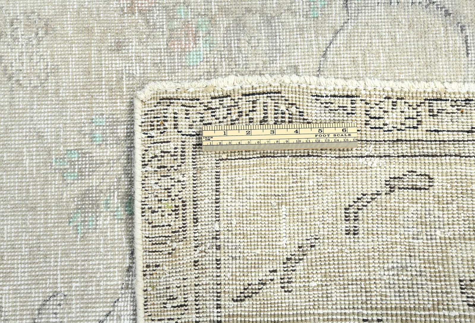 Antique Floral Traditional 6X10 Distressed Vintage Oriental Rug - 10