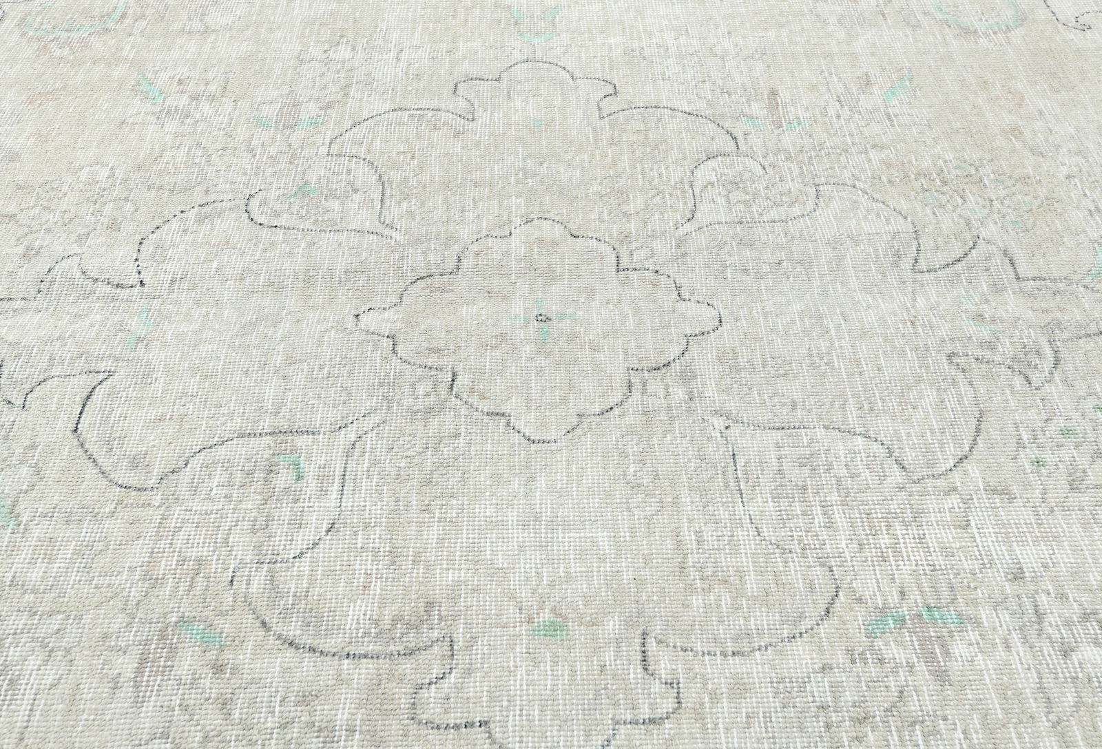 Antique Floral Traditional 6X10 Distressed Vintage Oriental Rug - 5