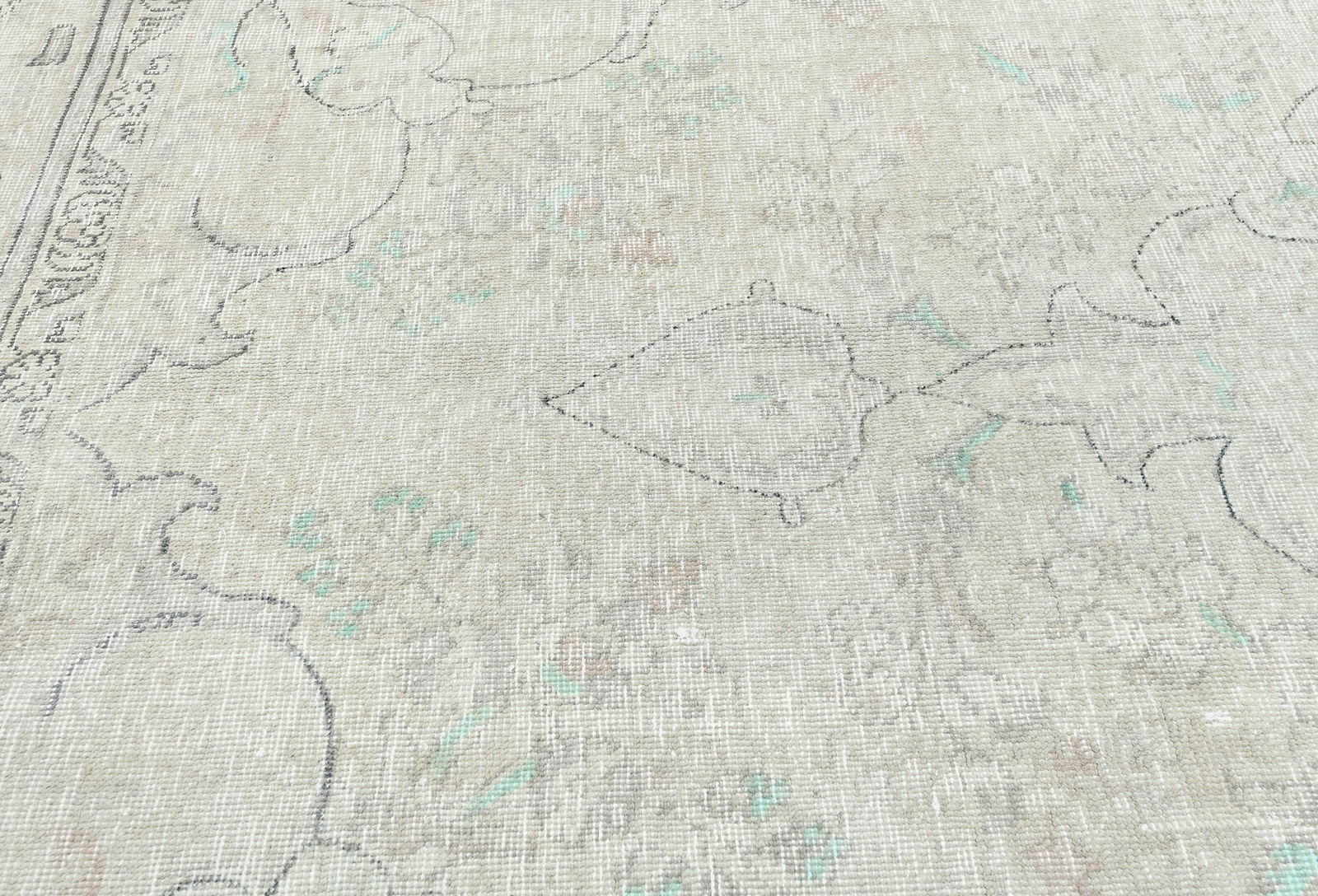 Antique Floral Traditional 6X10 Distressed Vintage Oriental Rug - 6