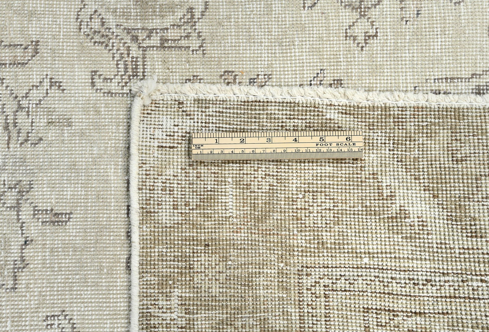 Antique Floral Traditional 5'7X8'8 Distressed Vintage Oriental Rug - 11