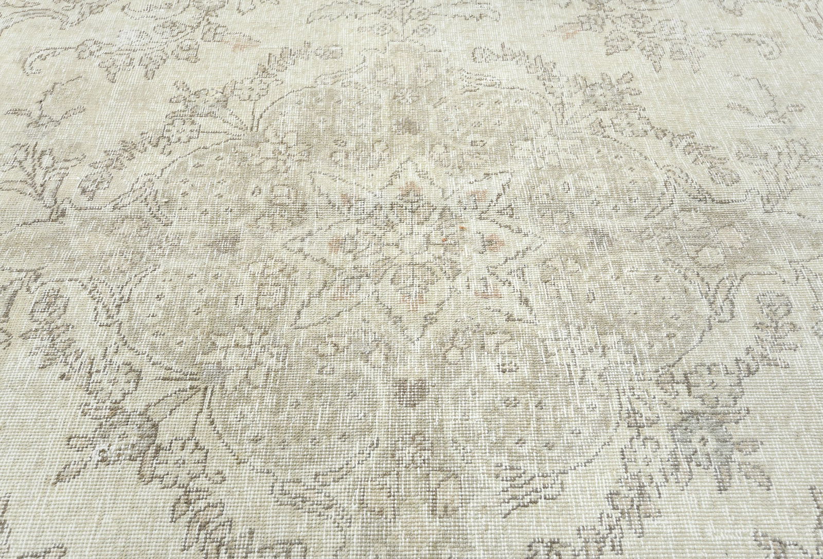 Antique Floral Traditional 5'7X8'8 Distressed Vintage Oriental Rug - 5