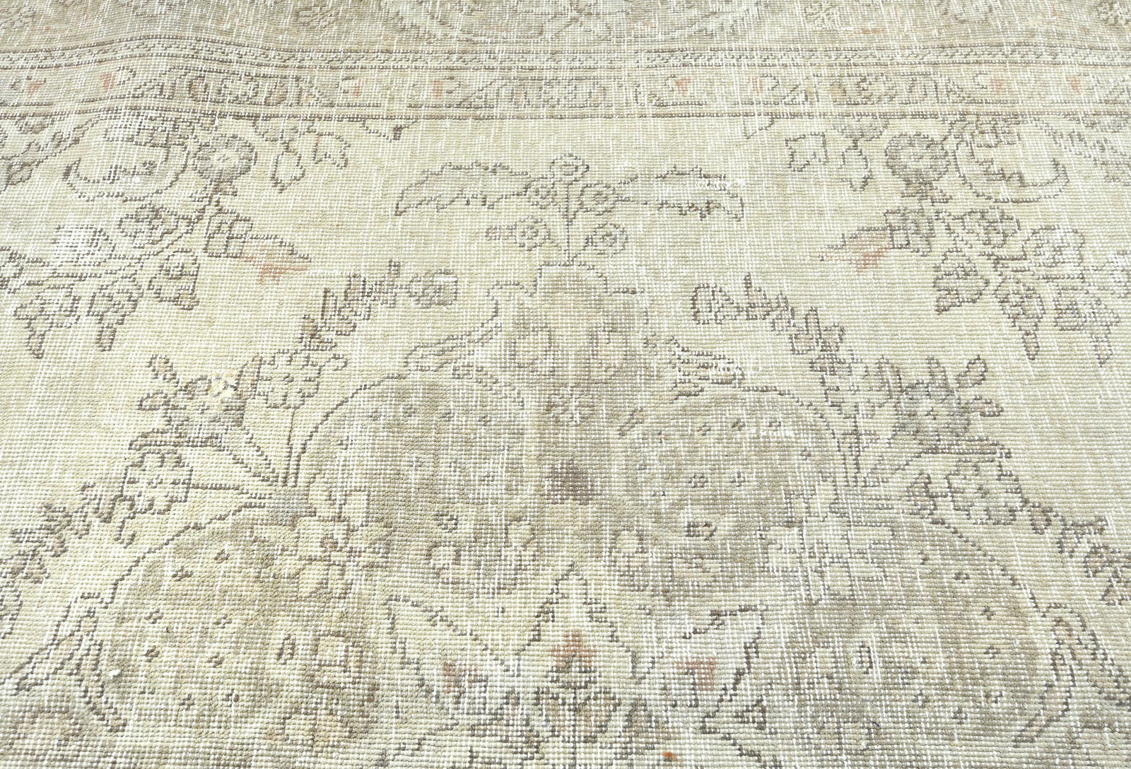 Antique Floral Traditional 5'7X8'8 Distressed Vintage Oriental Rug - 7